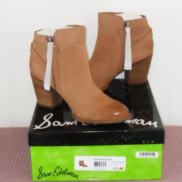 Sam Edelman Morgan Camel Leather Boots - Picture 5 of 7